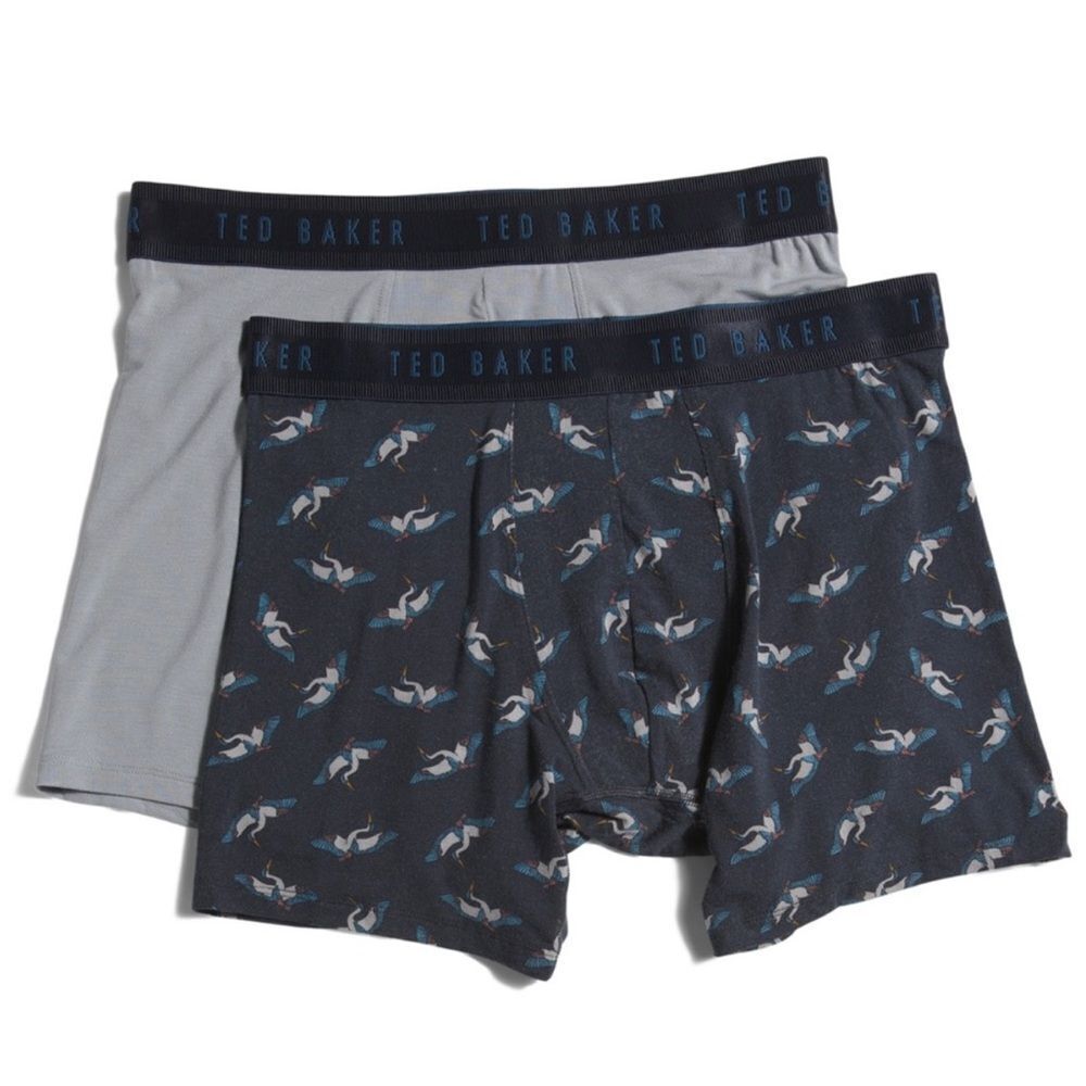 Ted Baker S Multicolored Gray Black Blue Boxer Briefs